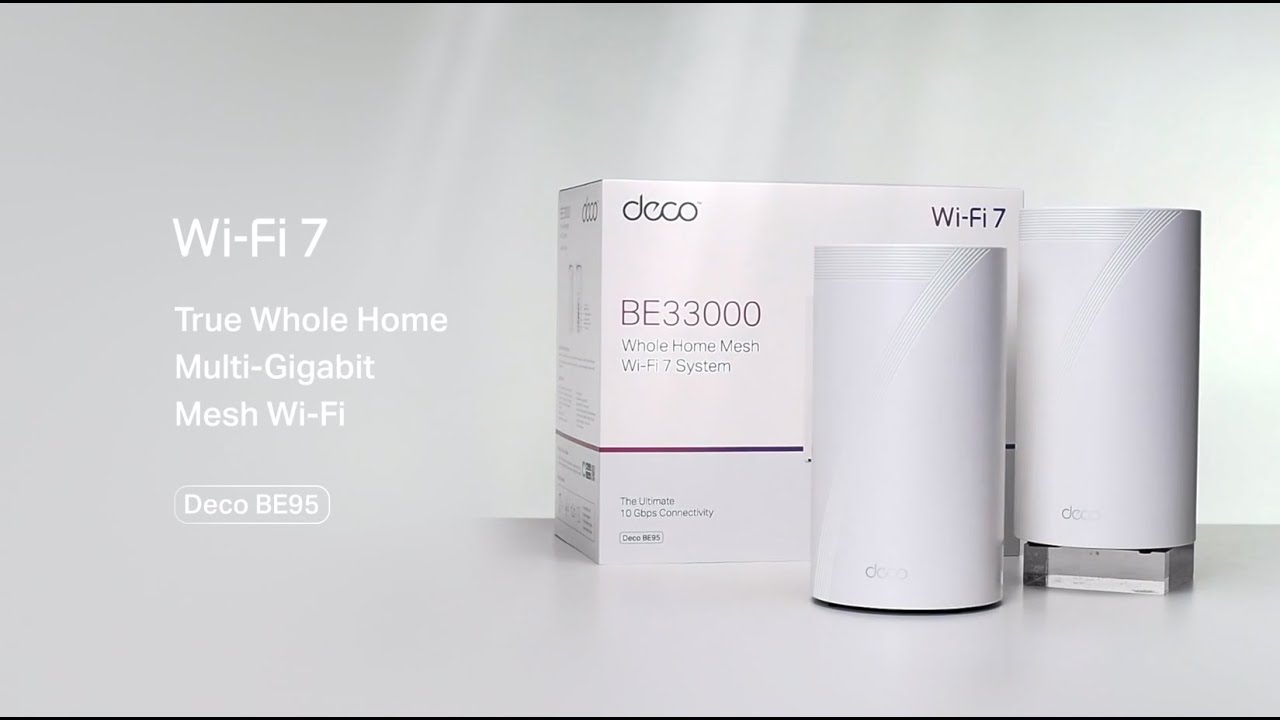  TP-Link Deco BE33000 Quad-Band WiFi 7 Mesh System