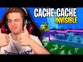 CACHE CACHE INVISIBLE SUR FORTNITE CRÉATIF !!