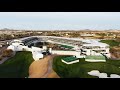 Inproduction flyover  flyover of the waste management phoenix open at tpc scottsdale