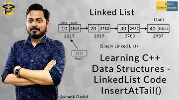 Linked List InsertAtTail() Function - Data Structures in C++