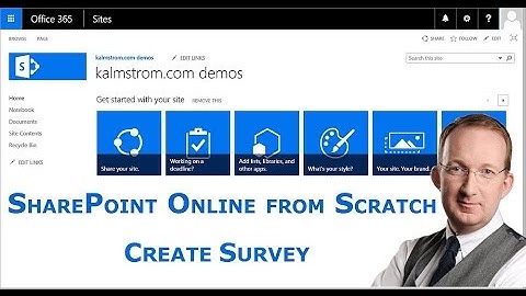 SharePoint Survey - Create