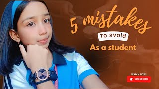 5 mistakes to avoid as a student # topper # study tricks #Swara glams