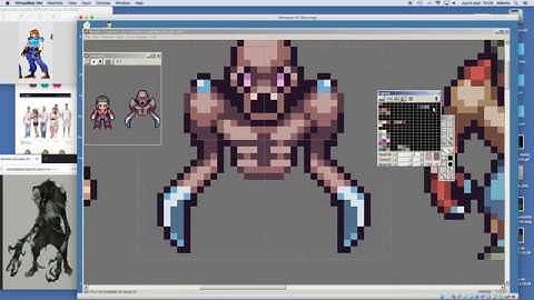 PIXEL ART TIME LAPSE #150 - Monsters Character Design for Video Games