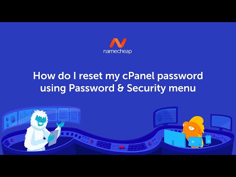 How to change your cPanel password using the Password & Security menu in cPanel