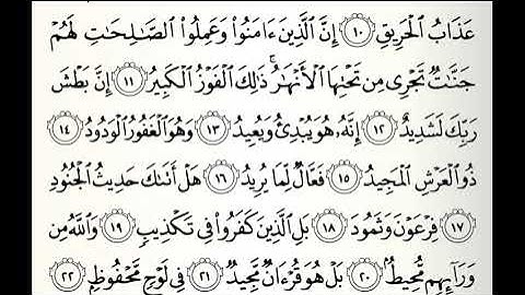تلاوات مختارة سورة البروج القارئ ناصر العبيد