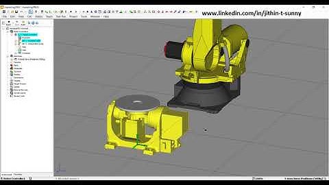 Extended axes and Additional Motion Group Setup and Control in Fanuc Roboguide.