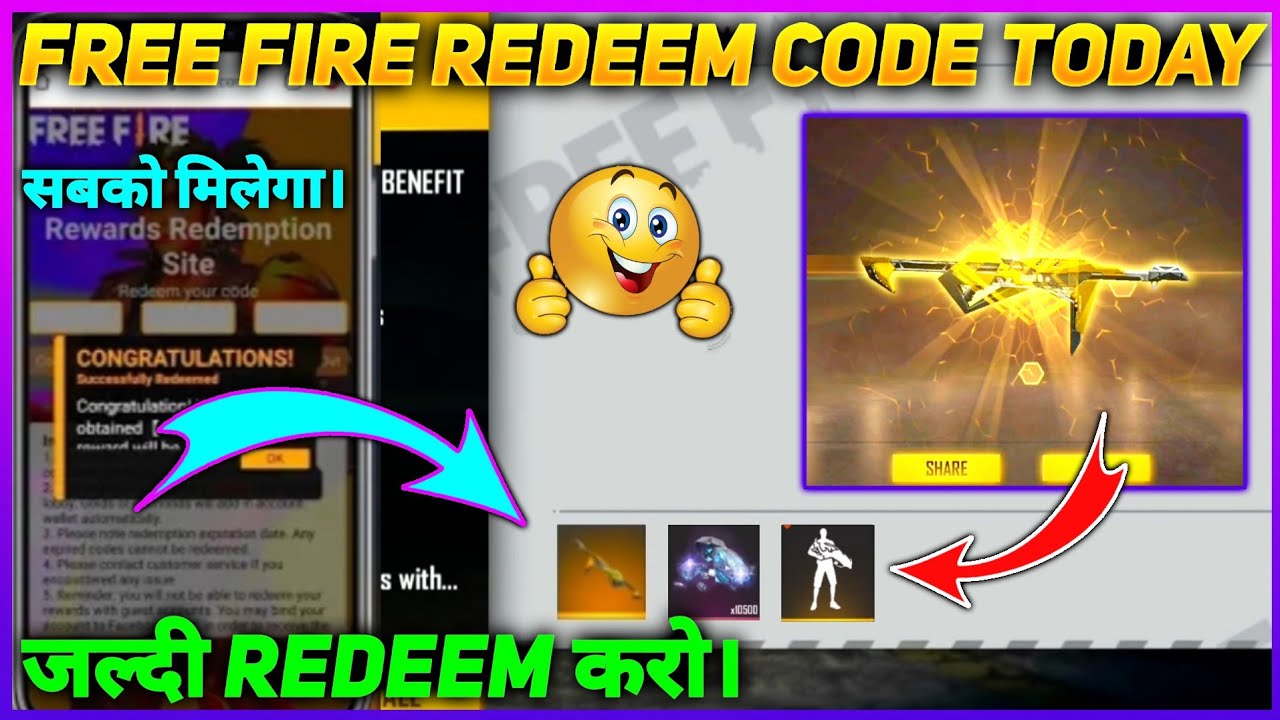 FREE FIRE REDEEM CODE FREE FIRE CODE NEW REDEEM CODE FREE FIRE