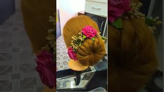 simple bun #easybun #easyhairstyle #shortsvideo #hair #hairstyle