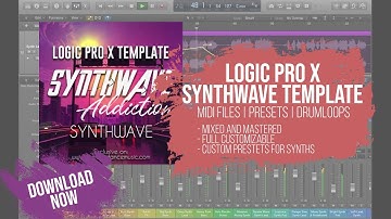 #Synthwave #LogicProX Template - Synthwave Addiction by Saftik