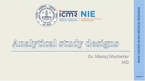 06 Analytical study designs
