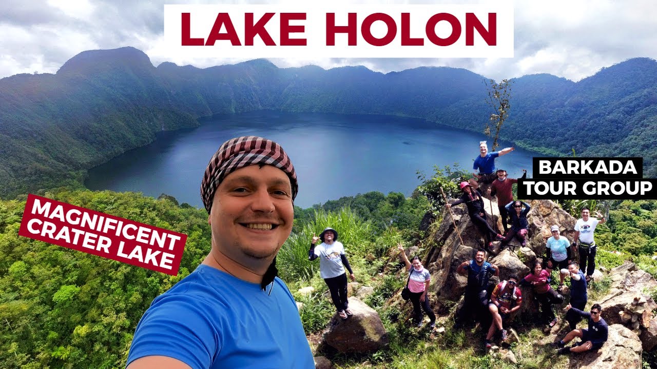 FOREIGNER GUIDES FILIPINO FRIENDS - Mystical Crater Lake  Scam Tour   Tboli  Mindanao