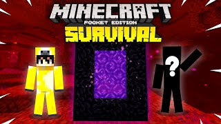 YENİ BİRİ İLE CEHENNEM MACERASI!! | Minecraft PE 1.19 Survival | #4