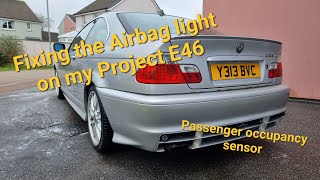 E46 Passenger seat occupancy sensor bypass