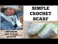 How to Crochet Simple Scarf- Last Minute Gift Idea How to Crochet Simple Scarf- Last Minute Gift Idea
