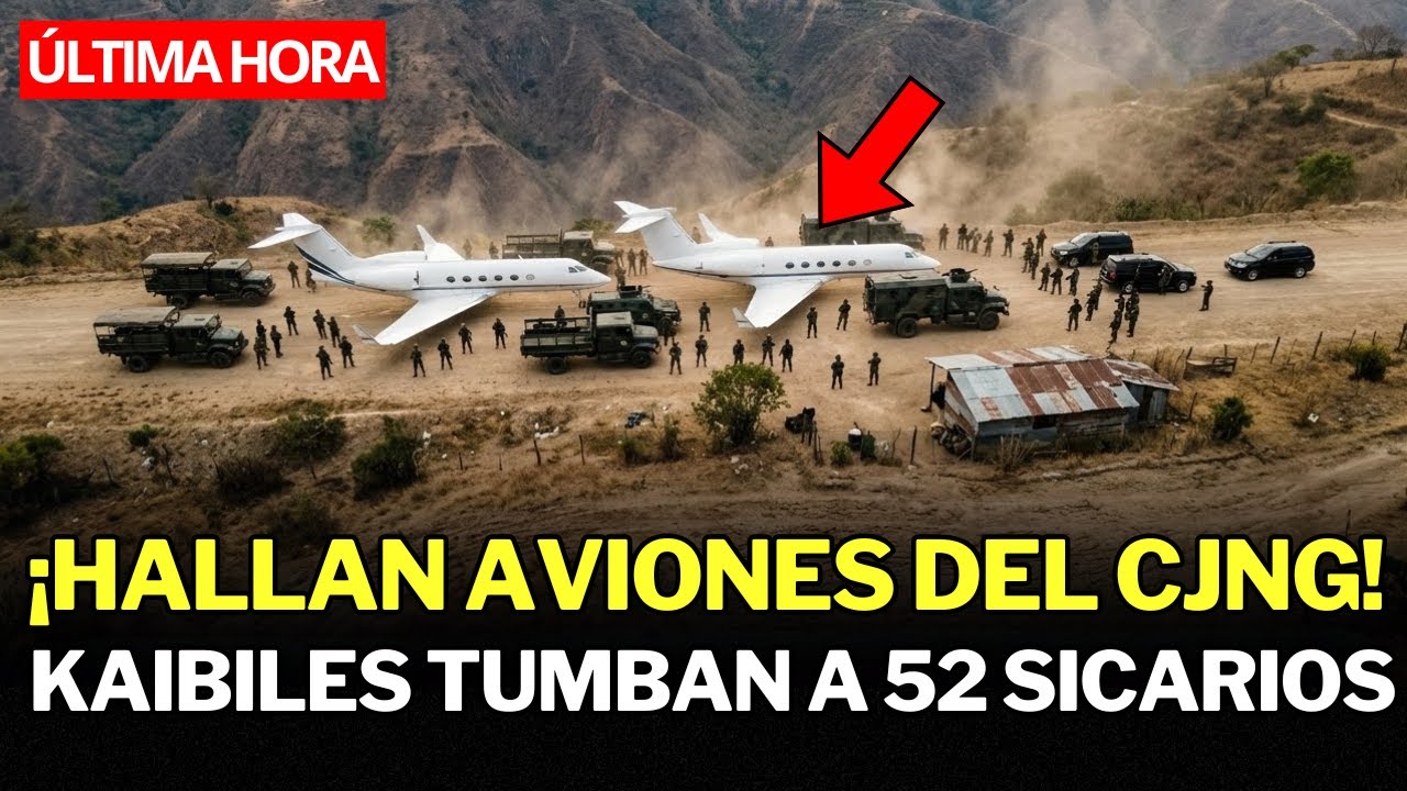 KAIBILES CATEAN REFUGIO del CJNG en HUEHUETENANGO: CAEN 52 OPERADORES y 2 AVIONES PRIVADOS