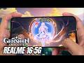 REALME 16 5G TEST GAME GENSHIN IMPACT MAX GRAPHICS | Dimensity 6400 Turbo