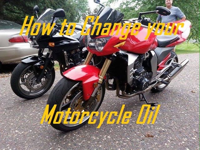 How to Change Oil (Kawasaki Z1000) YouTube