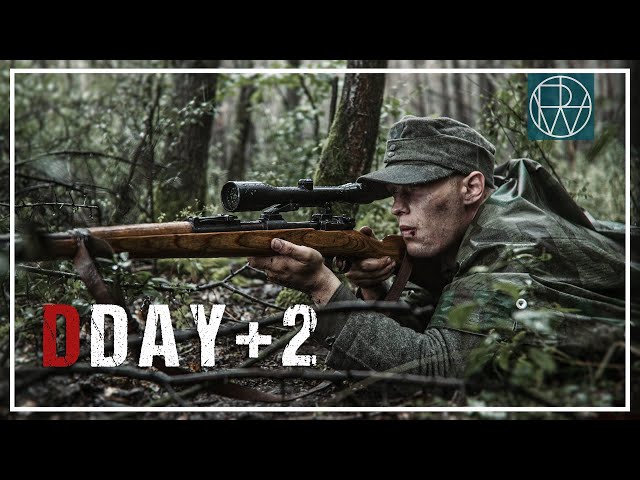 D-DAY PLUS 2 (WW2 Short Film GERMAN SNIPER) [4K] subtitles available class=