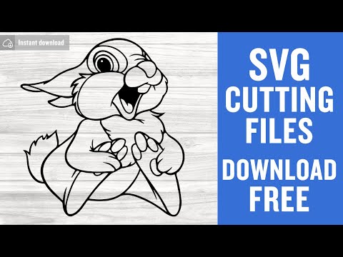 Disney Thumper Svg Free Cutting Files for Silhouette Free Download