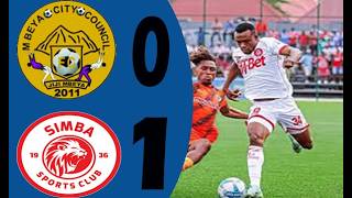 MBEYA CITY  VS SIMBA (0-1) FULLTIME_HIGHLIGHTS & ALL GOALS NBC PREMIER LEAGUE.
