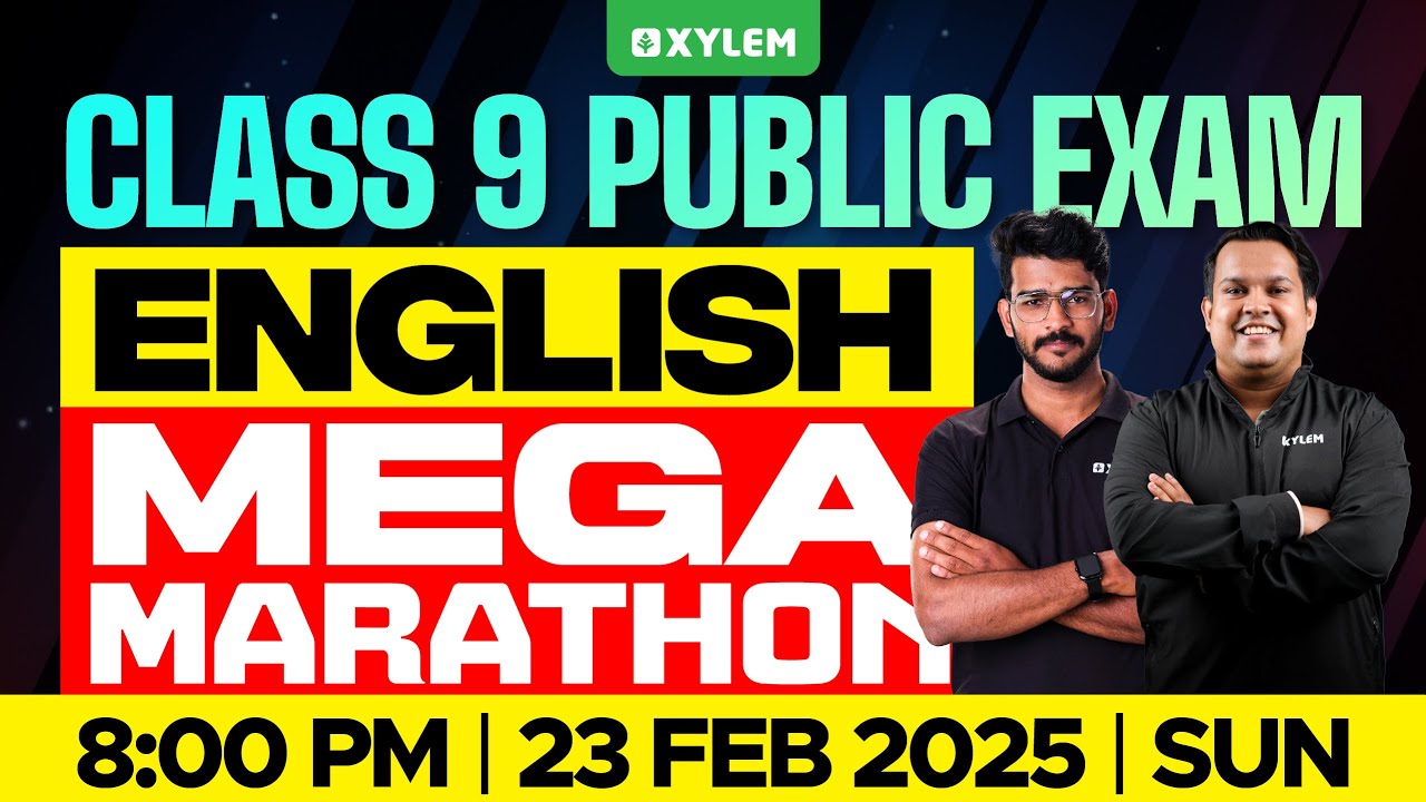 Class 9 Annual Exam |  English | Mega Marathon | Xylem Class 9