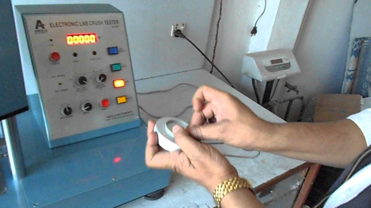 RING CRUSH TESTER RCT YouTube