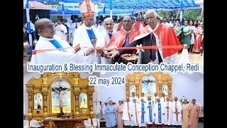 Inauguration & Blessing Immaculate Conception Chappel, Redi