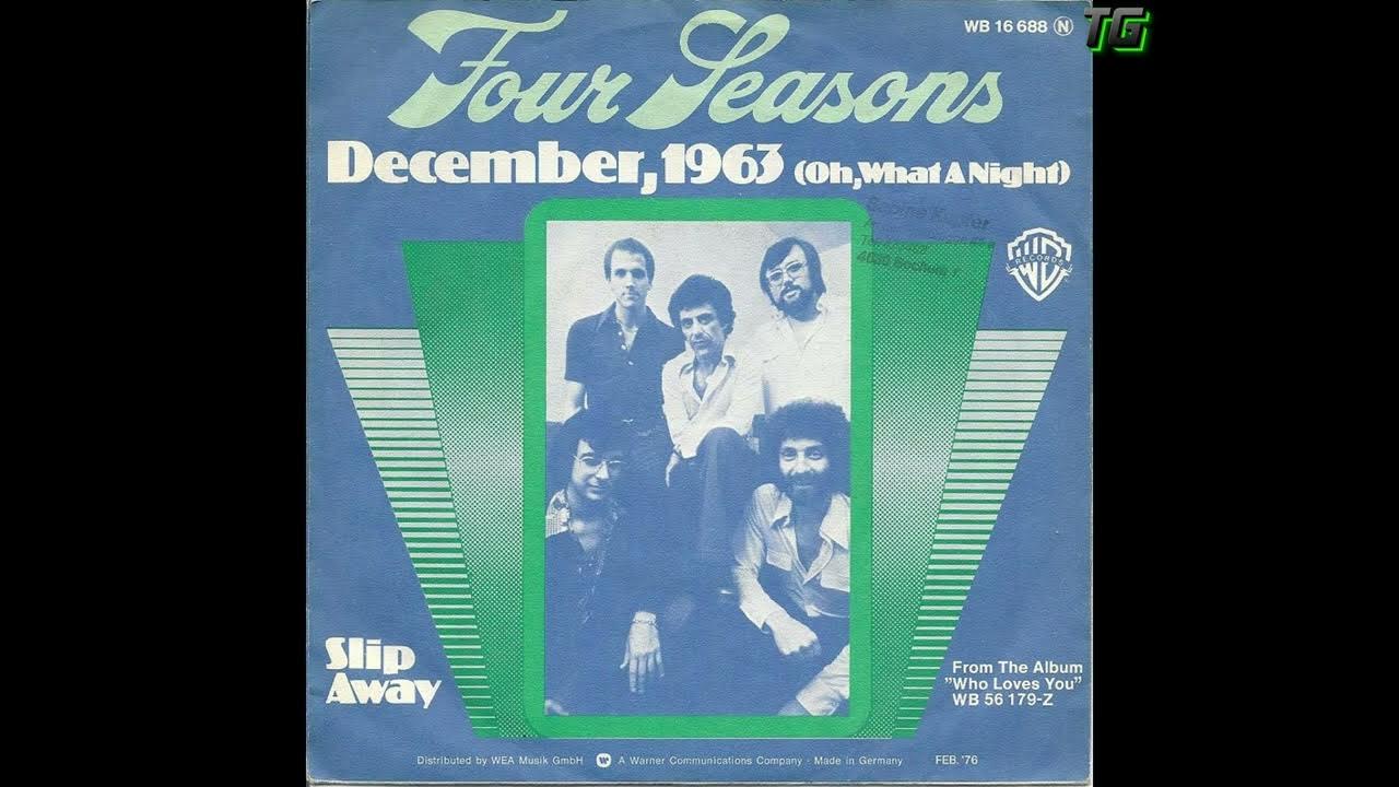The Four Seasons December, 1963 (Oh What A Night) YouTube