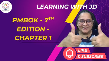 Chapter 1 - Introduction - PMBOK - 7 Edition -  | PMP Exam | CAPM Exam | Project Management | PMI