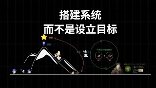 一个将改变你生活的观点建立系统而不是目标