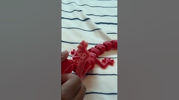 Articulated Chameleon Print #anker #ankermake #3dprinting #3d