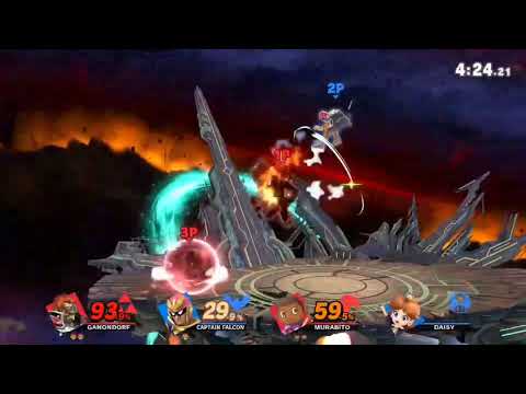 爆裂蹴→魔人拳【スマブラSP】【ガノンドロフ】