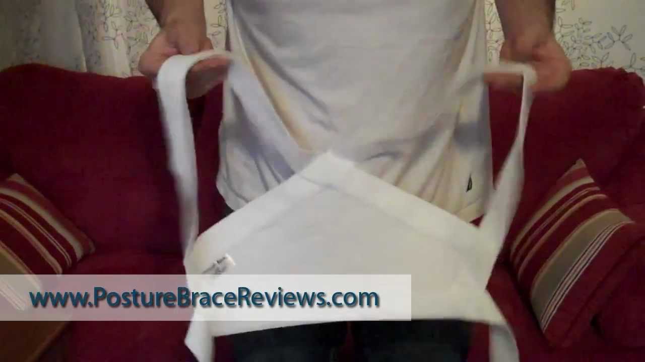 How To Put On The ShouldersBack Posture Brace? - YouTube