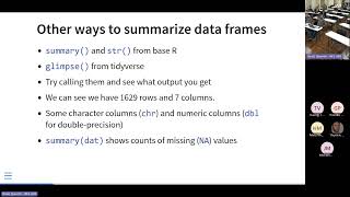 R Boot Camp Lesson 2: Data Frames Recording   NOLA 3 4 2024