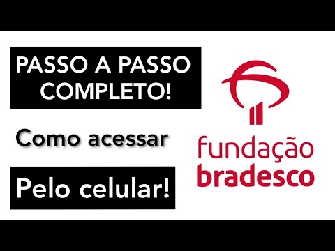 COMO ACESSAR FUNDAÇÃO BRADESCO PELO CELULAR! PASSO A PASSO COMPLETO!! #cursos #cursosonline