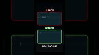 Difference B/W Senior developer and junior dev