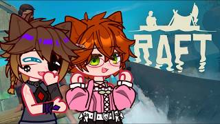 Chilling on a raft with my best-- OH NO, A SHARK! [Raft w/ @RaysFire_Studios]