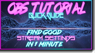 Twitch Stream Settings Obs Studio Tutorial Englishquick Guide