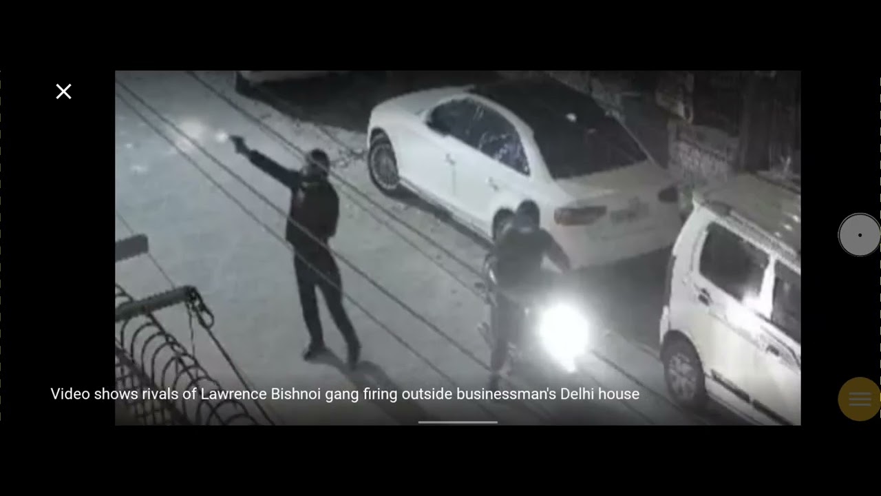 Breaking News: Rival Gang Violence Erupts in DelhiIn a shocking incident captured on CCTV,