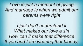 Billy Bragg - The Marriage Lyrics