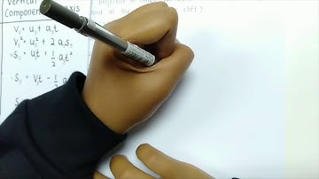 PHY110 CHAPTER 4 - TWO DEMENSIONAL MOTION