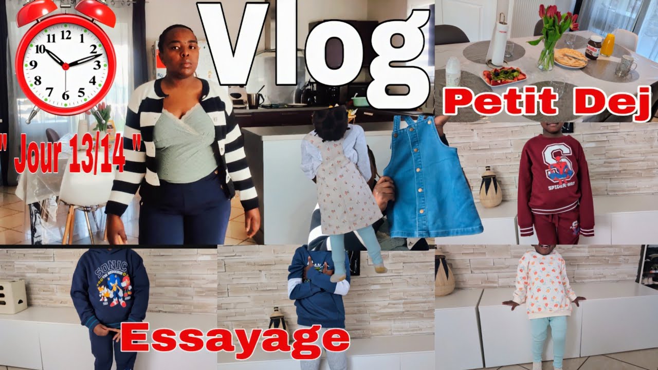 Vlog Maman : Elle m'a impressionné avec son vocabulaire 😂// Petit Dej et Essayage 