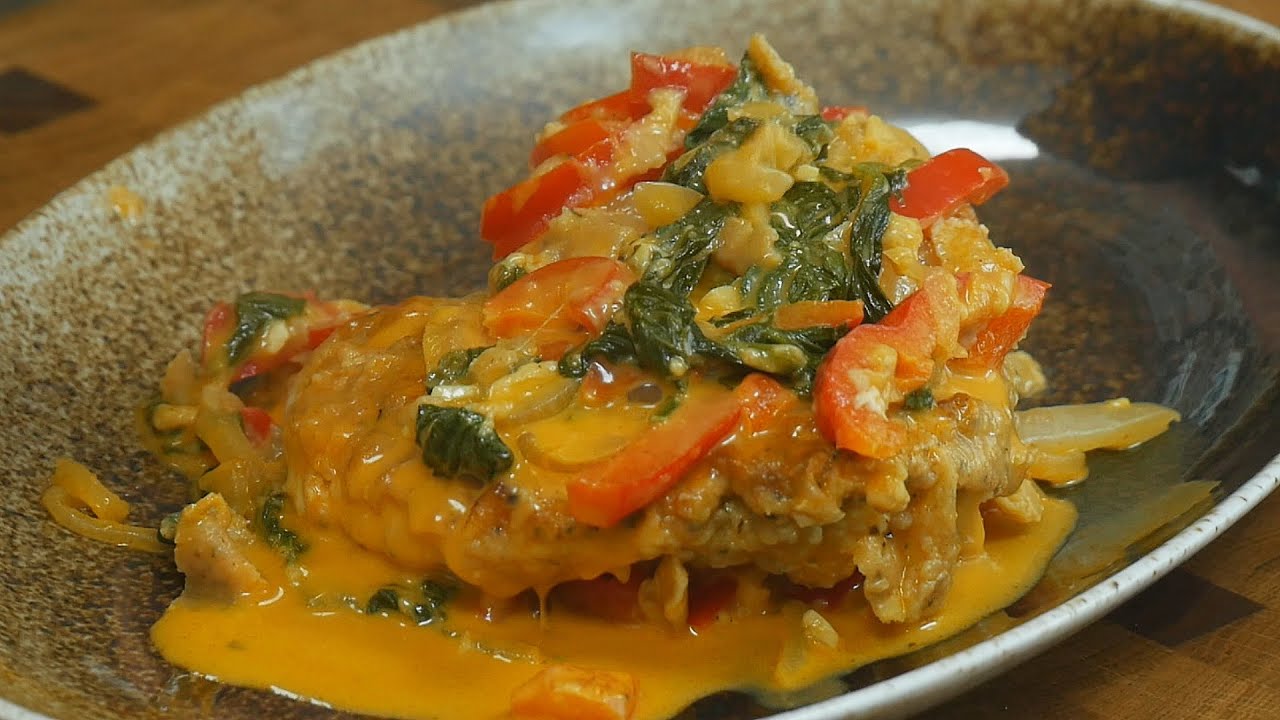 Filet z kurczaka  w pysznym sosie w jednej patelni / Oddaszfartucha