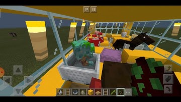 The Wheels On The Bus Minecraft PE Nursery Rhymes Style 80p (2019) Ags