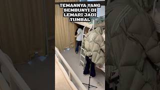 Ngumpet di Lemari Malah Dikhianatin Teman Sendiri