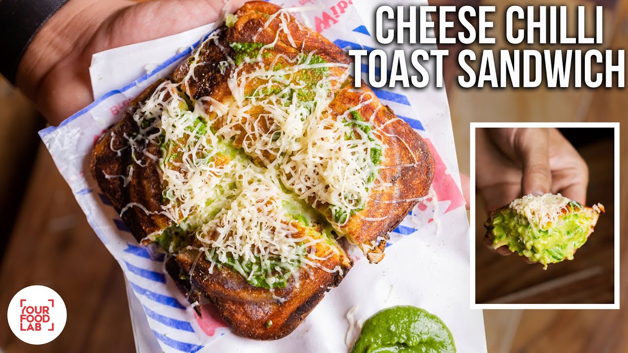 Cheese Chilli Toast Sandwich Recipe | Street Style Sandwich | Chef Sanjyot Keer