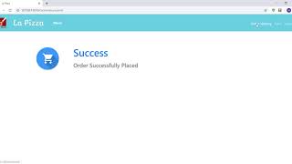 La Pizza Web App Demo screenshot 2