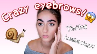 DIY BROW LAMINATION | full transformation