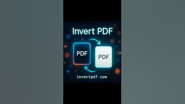 How to change PDF from black to white | Free PDF Color Changer #InvertPDF