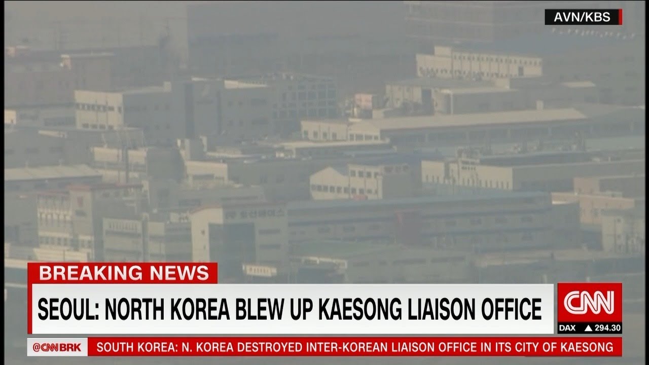 North Korea Blows Up Inter Korean Liaison Office In Kaesong Youtube